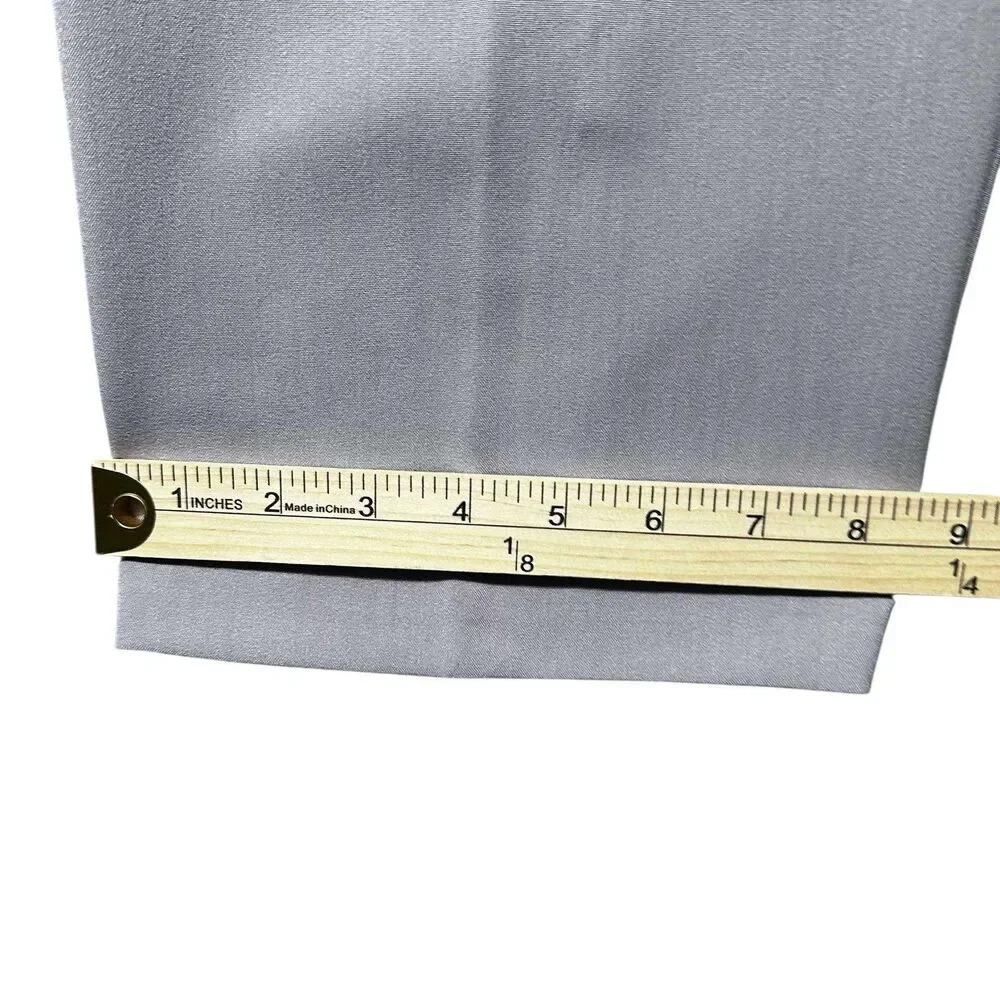 Viviana Womens Plus 18WP Stretch Pants Straight Gray Flatter Fit USA Made NWOT